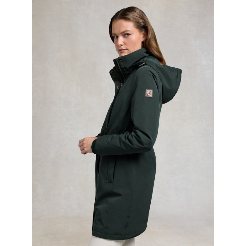 Holland Cooper Team Waterproof Coat - Ivy Green-1