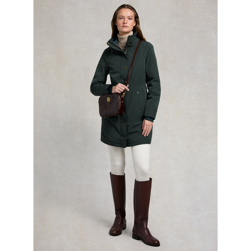 Holland Cooper Team Waterproof Coat - Ivy Green-2