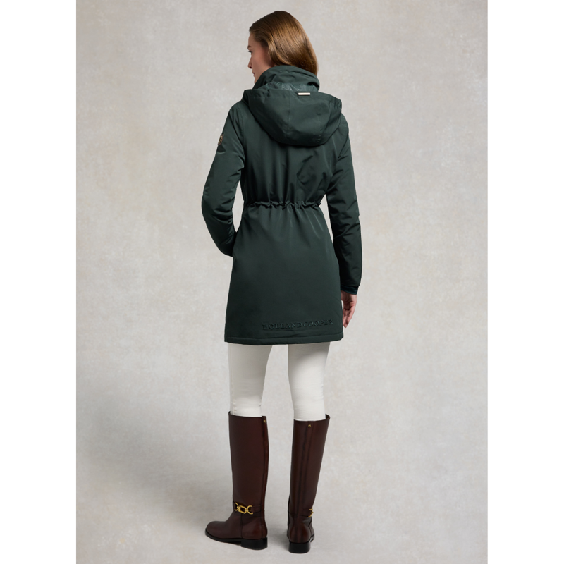 Holland Cooper Team Waterproof Coat - Ivy Green-3