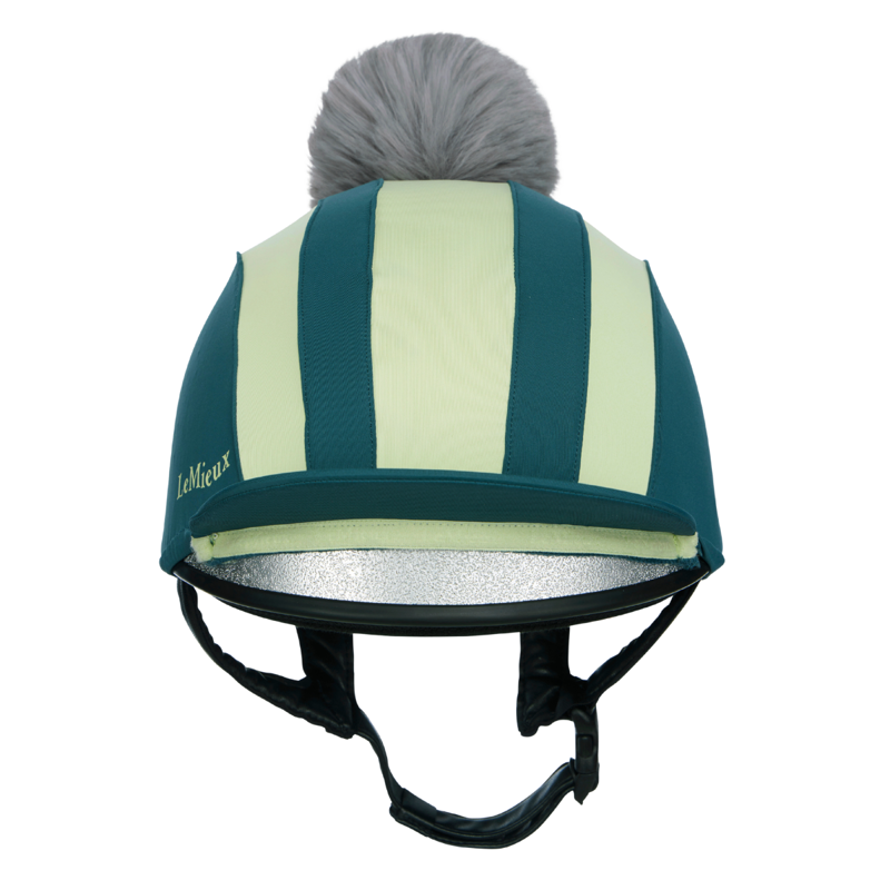 LeMieux Tempo Pom Hat Silk - Jungle-1