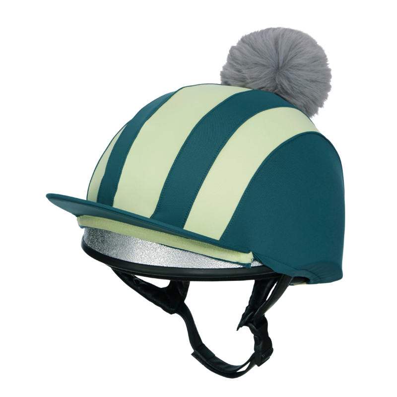 LeMieux Tempo Pom Hat Silk - Jungle-2