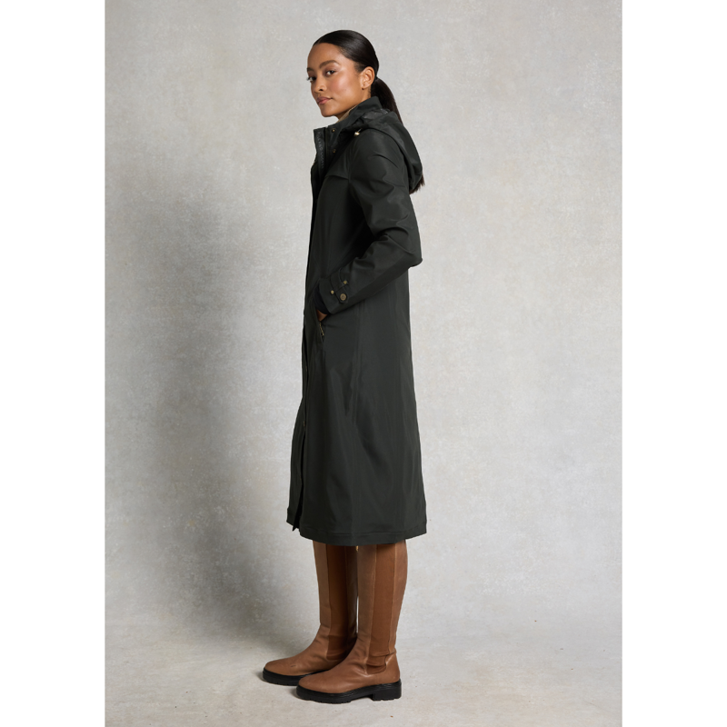 Holland Cooper Folgate Riding Coat - Dark Pine Green-3