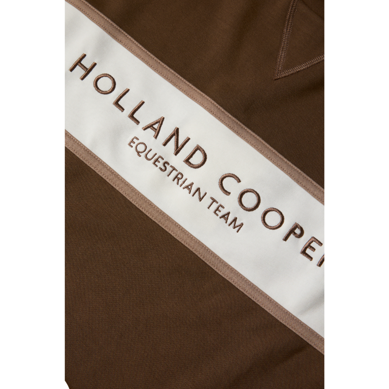 Holland Cooper Equestrian Crew Neck Sweat - Chestnut-4
