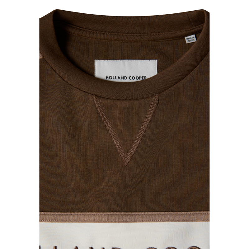 Holland Cooper Equestrian Crew Neck Sweat - Chestnut-5