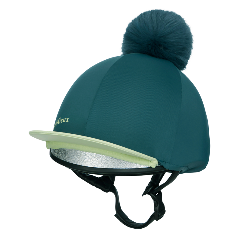 LeMieux Classique Pom Hat Silk - Jungle-2