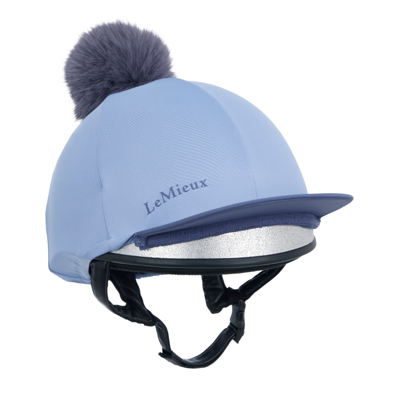 LeMieux Classique Pom Hat Silk - Powder Blue