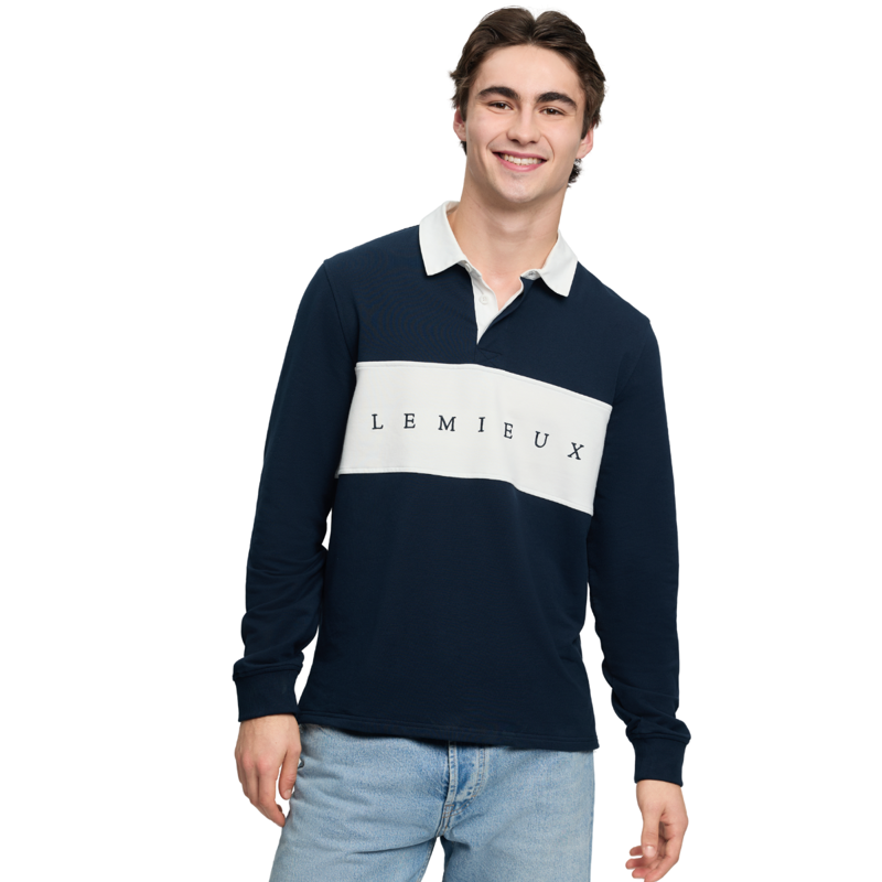 LeMieux Men's Rugby Shirt - Navy-1