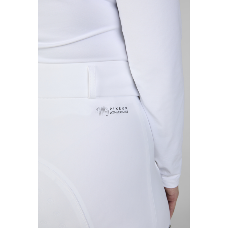Pikeur Ladies Amia SD Full Seat Breeches - White-7