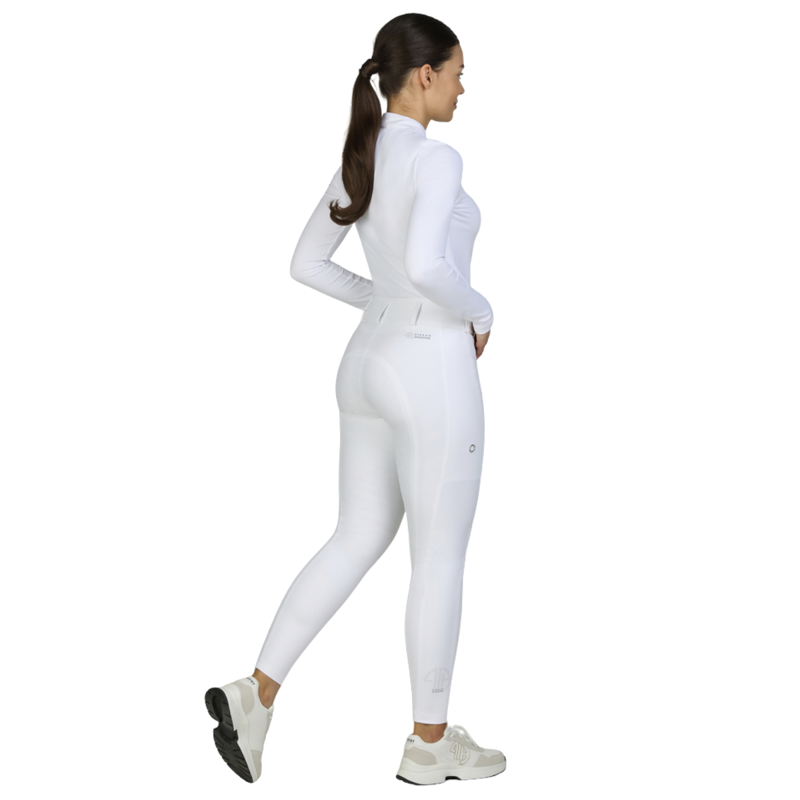 Pikeur Ladies Amia SD Full Seat Breeches - White-6