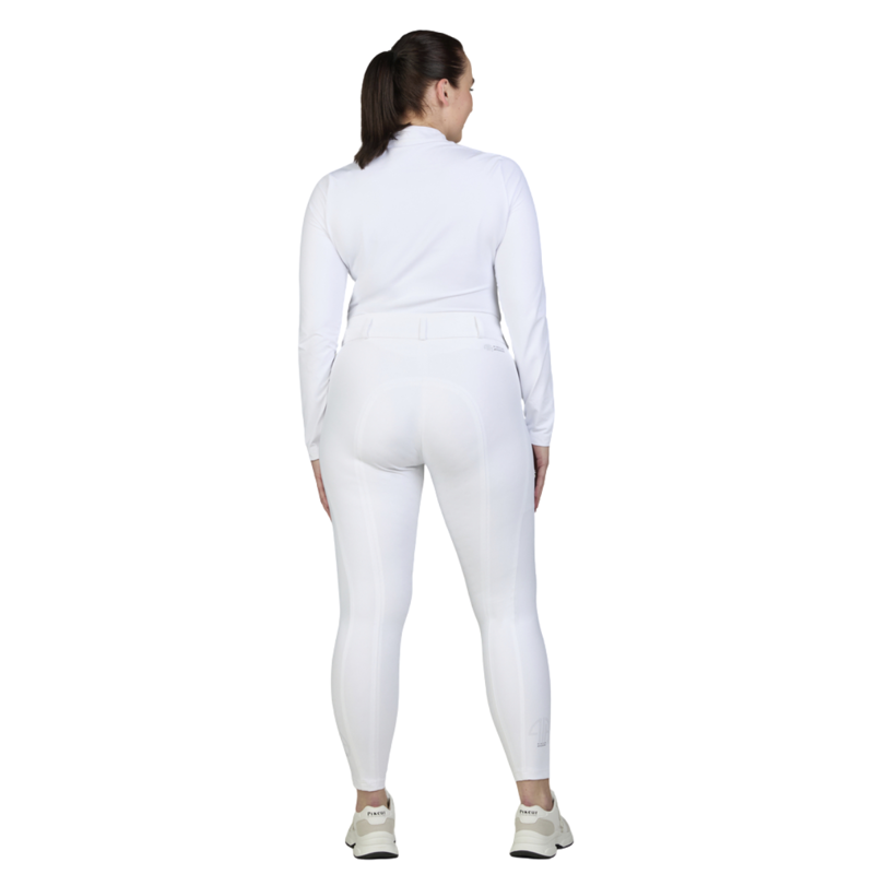 Pikeur Ladies Amia SD Full Seat Breeches - White-3