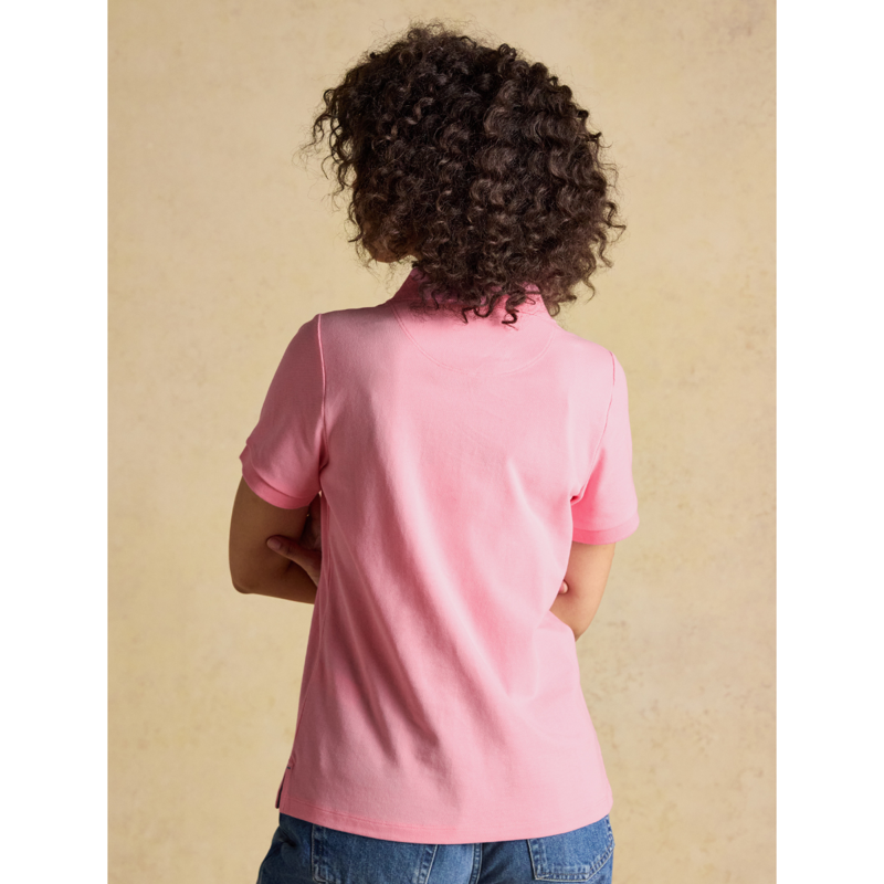 Joules Ladies Woody Polo Shirt - Pink-3