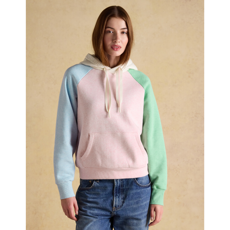 Joules Ladies Milbourne Colourblock Hoodie - Multi-1