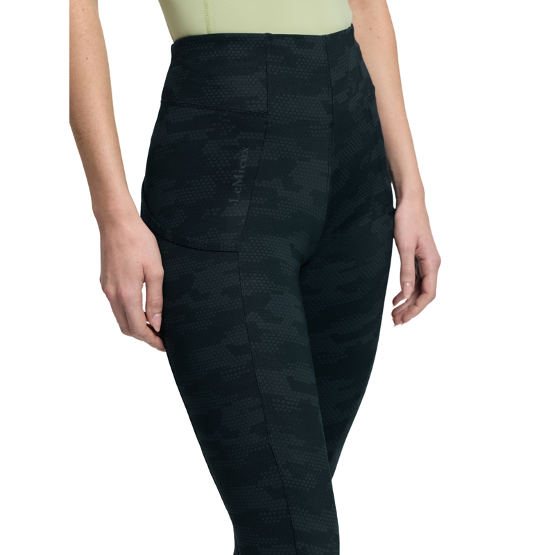 LeMieux  Naomi Pull On Breeches - Camo Black-3