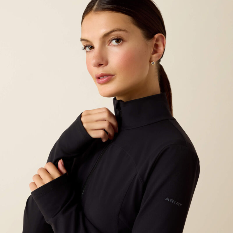 Ariat Women's SolVeil Full Zip - Black-2