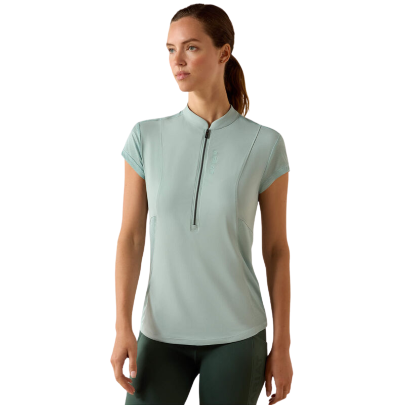 Ariat Women's Breathe 1/2 Zip Base Layer - Blue Surf