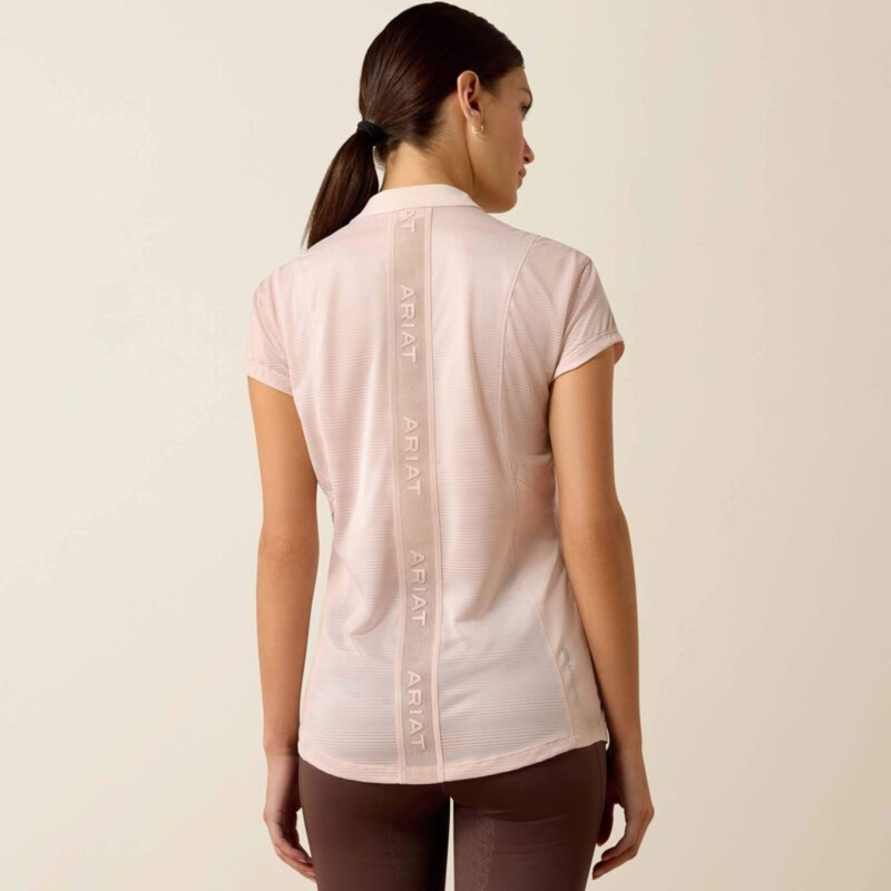 Ariat Women's Breathe 1/2 Zip Base Layer - Sepia Rose-1