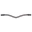 Shires Velociti GARA Iridescent Diamante Browband - Black