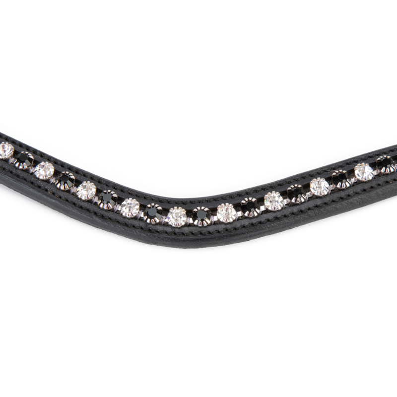 Shires Velociti GARA Black Diamante Browband - Black-3