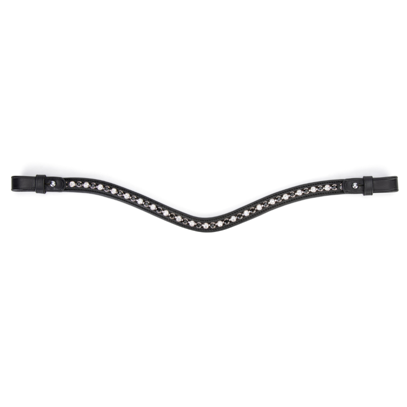 Shires Velociti GARA Black Diamante Browband - Black