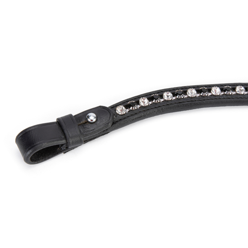 Shires Velociti GARA Black Diamante Browband - Black-2
