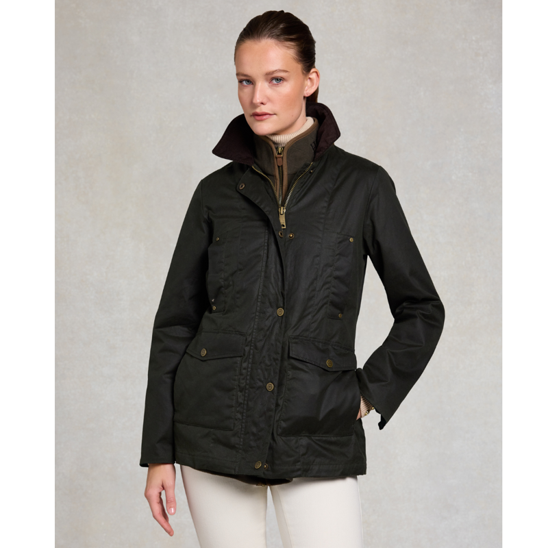 Holland Cooper Classic Waxed Jacket - Dark Olive