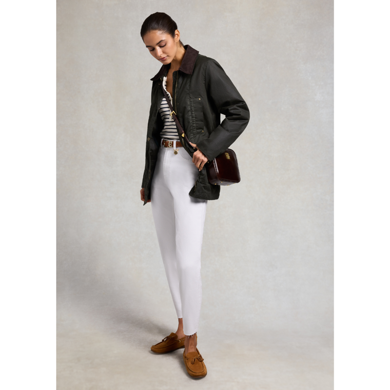 Holland Cooper Classic Waxed Jacket - Dark Olive-3