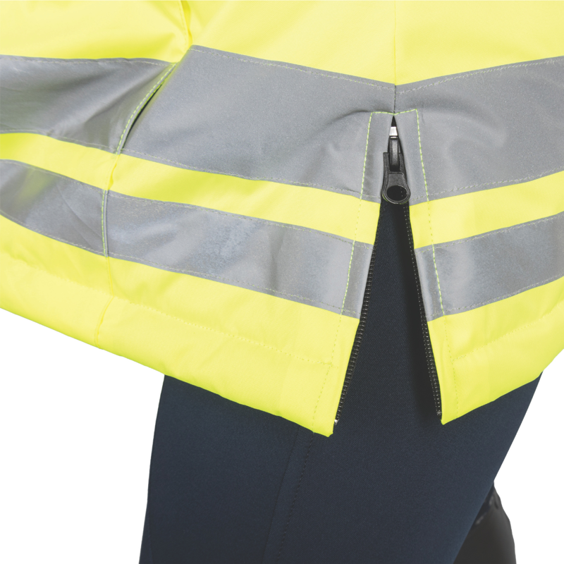 Hy Equestrian Reflector Two Tone Gilet - Pink/Yellow-2
