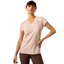 Ariat Women's Vertical Logo T-Shirt - Sepia Rose