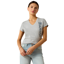 Ariat Women's Vertical Logo T-Shirt - Heather Grey