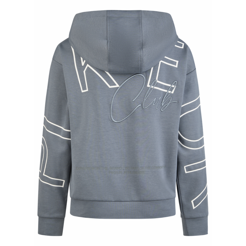 Pikeur Ladies Hoodie Jacket - Ash Blue-1