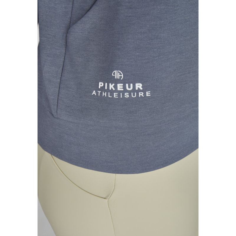 Pikeur Ladies Hoodie Jacket - Ash Blue-2