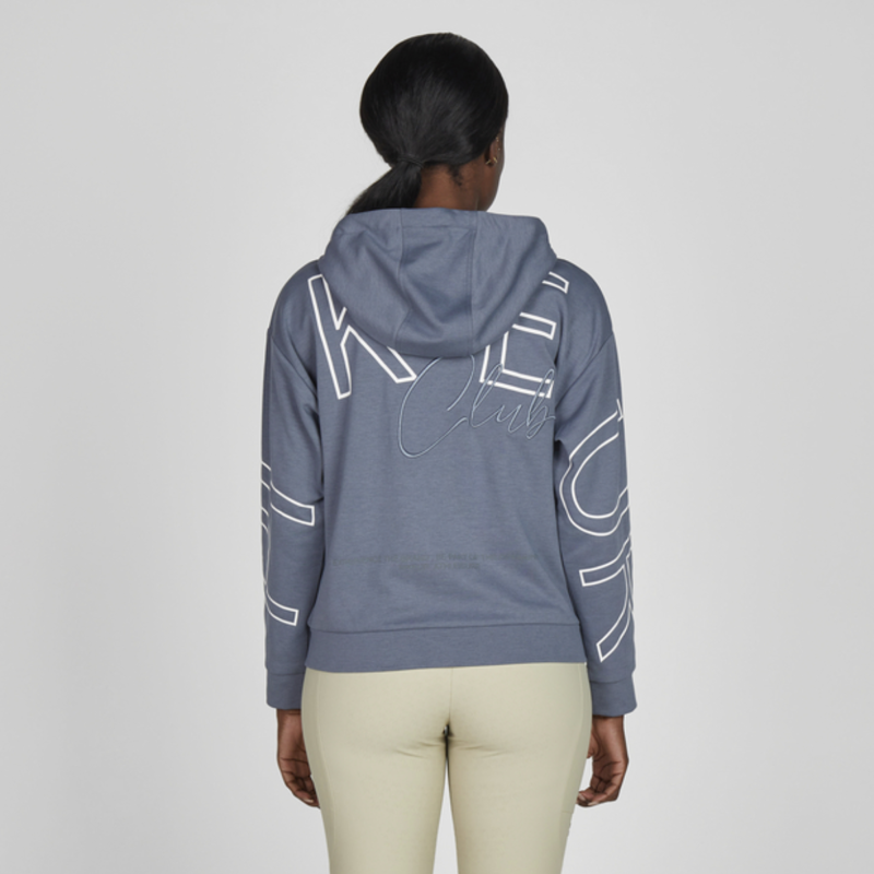 Pikeur Ladies Hoodie Jacket - Ash Blue-4