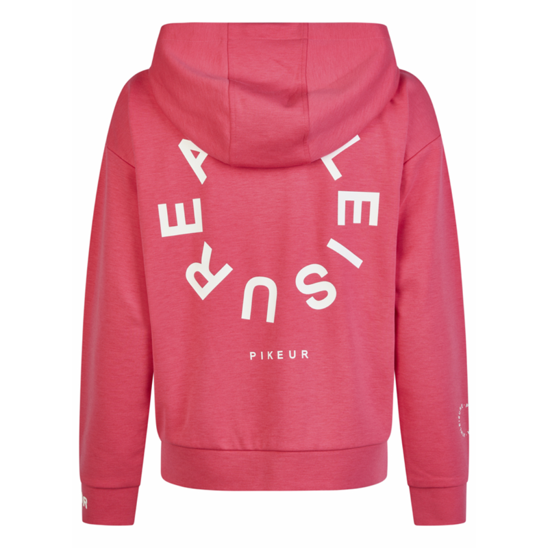 Pikeur Ladies Hoodie Jacket - Raspberry Pink-1