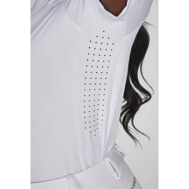 Pikeur Ladies Competition Shirt - White-3