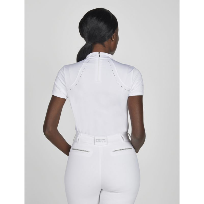 Pikeur Ladies Competition Shirt - White-6
