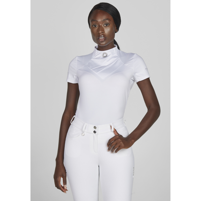 Pikeur Ladies Competition Shirt - White-5