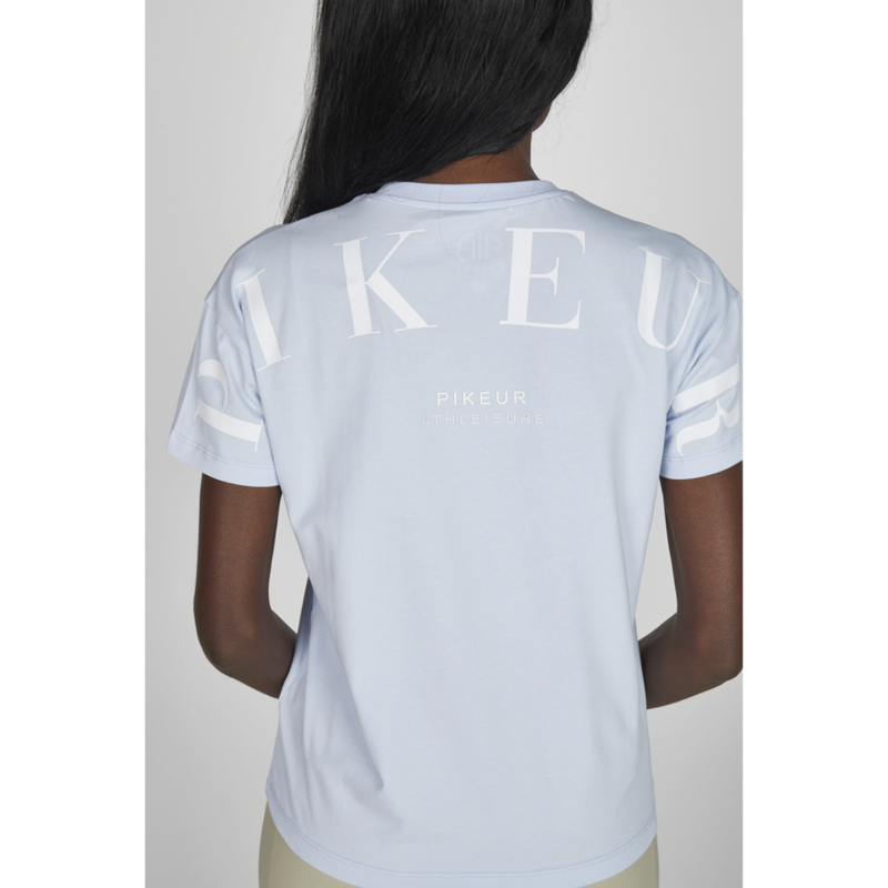 Pikeur Ladies Oversized T-Shirt - Azure Glow-3