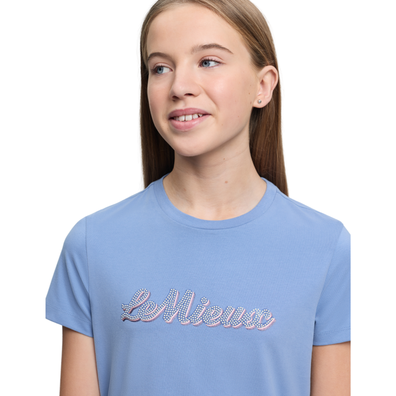 LeMieux Young Rider Arianna T-Shirt - Powder Blue-3