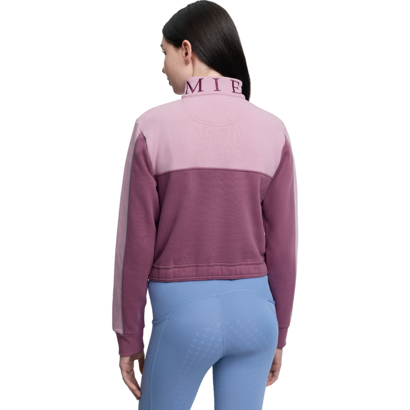 LeMieux Young Rider Cropped Kate Quarter Zip - Mallow-2