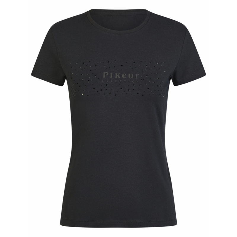 Pikeur Ladies Cotton T-Shirt - Black