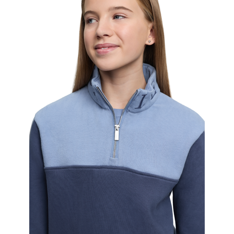 LeMieux Young Rider Cropped Kate Quarter Zip - Shadow-3