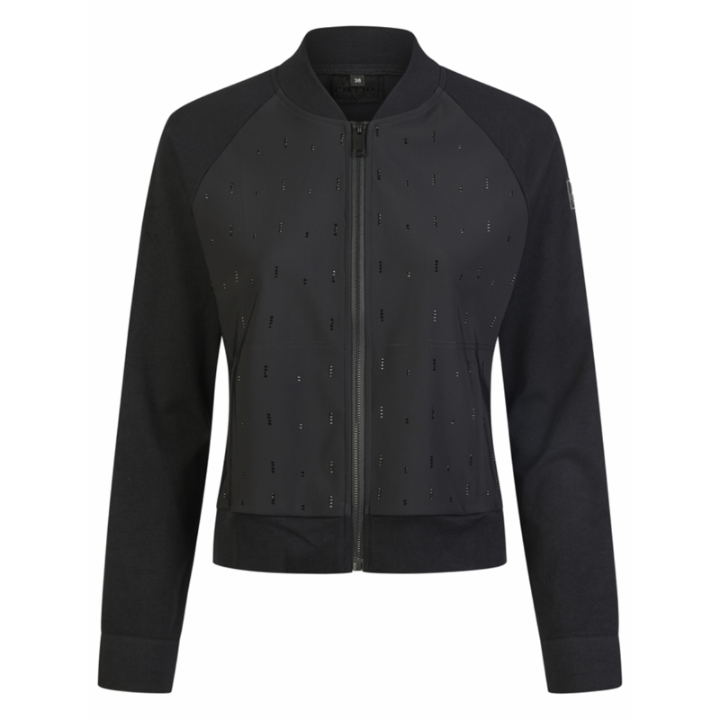 Pikeur Ladies Knit Hybrid Blouson - Black