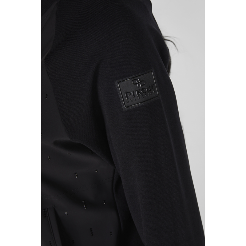 Pikeur Ladies Knit Hybrid Blouson - Black-4