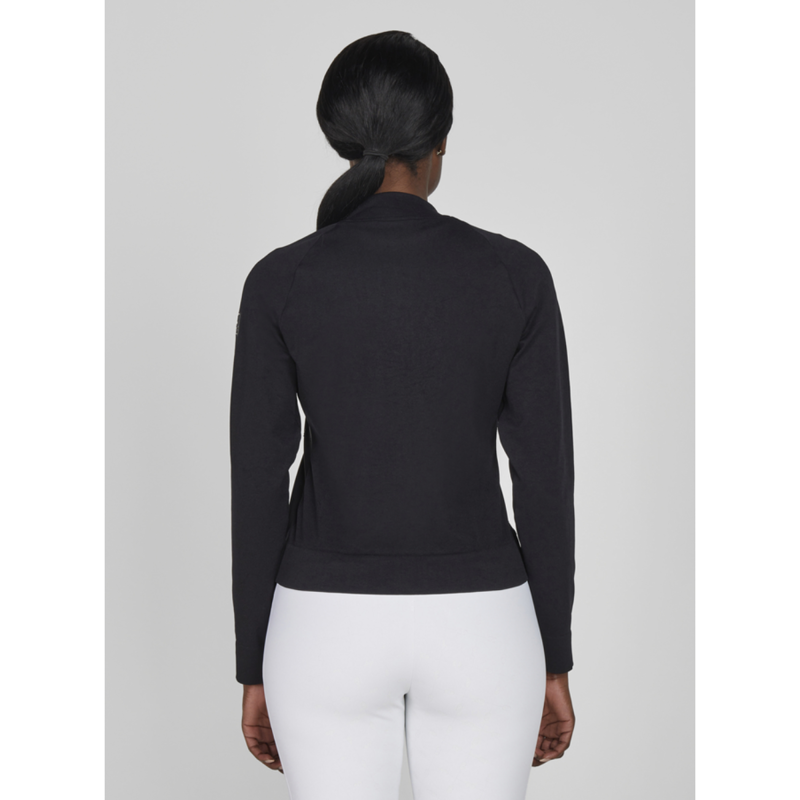 Pikeur Ladies Knit Hybrid Blouson - Black-3