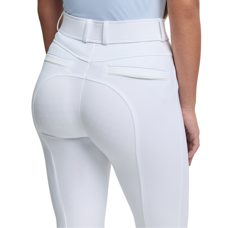 LeMieux Young Rider Izzy Full Seat Breeches - White-3