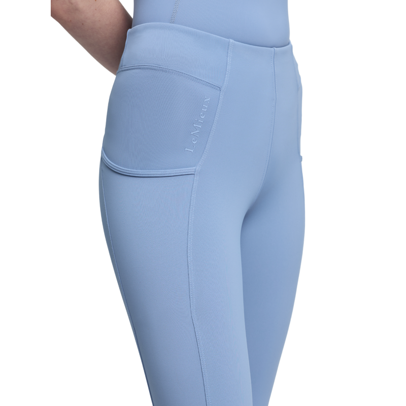 LeMieux Young Rider Orla Pull On Breech - Powder Blue-3