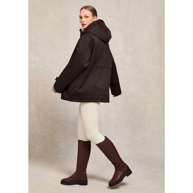 Holland Cooper One-Size Waterproof Jacket - Chocolate-5