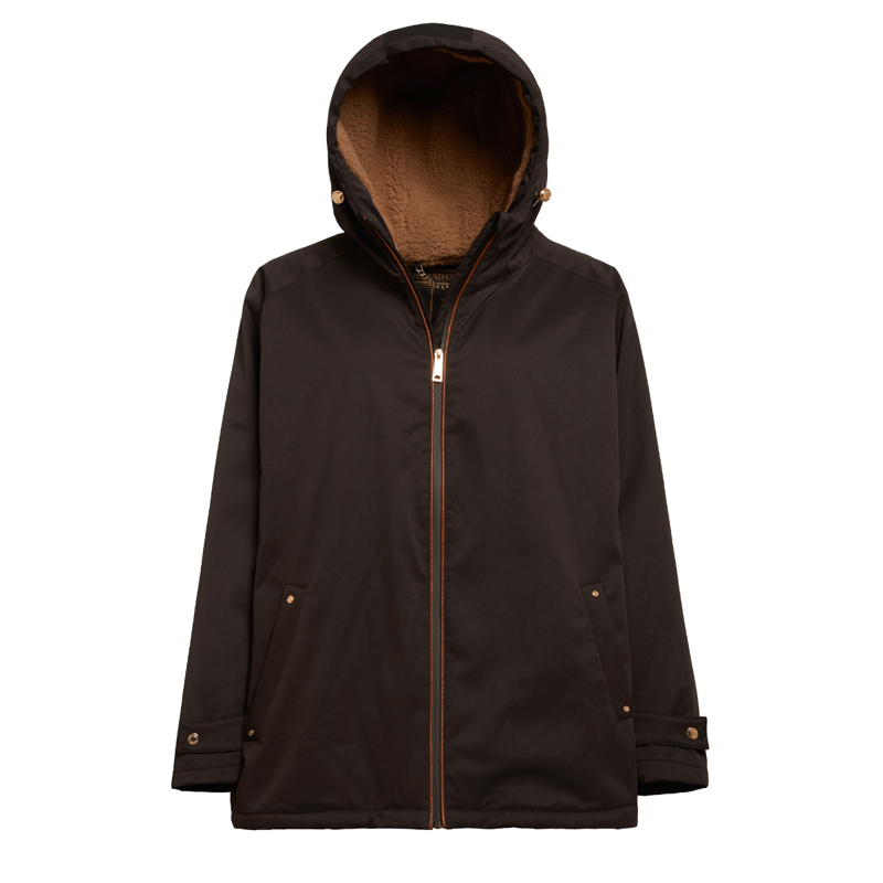 Holland Cooper One-Size Waterproof Jacket - Chocolate-6