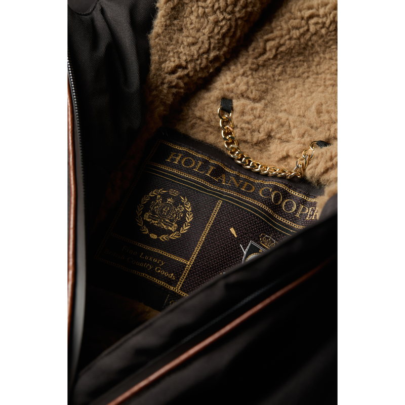 Holland Cooper One-Size Waterproof Jacket - Chocolate-10