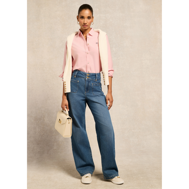 Holland Cooper Oxford Shirt - Pink-2